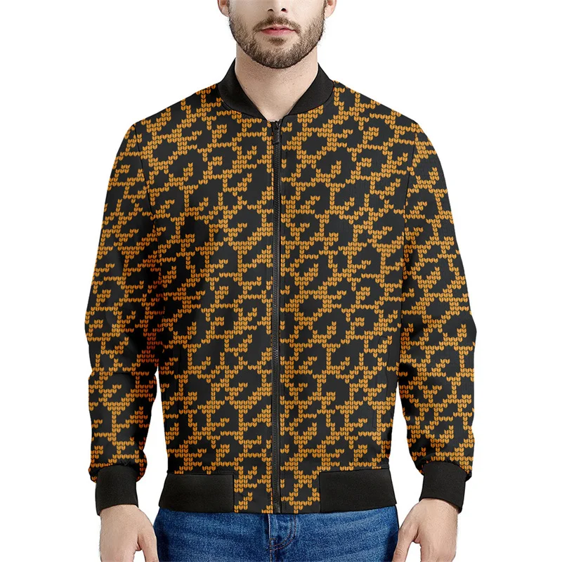 thumbnail image 1 of Chaqueta con cremallera y estampado de leopardo en 3D de moda para hombres y mujeres, sudadera con personalidad, chaquetas de calle para primavera y otoño, abrigos de manga larga, 1 of 5