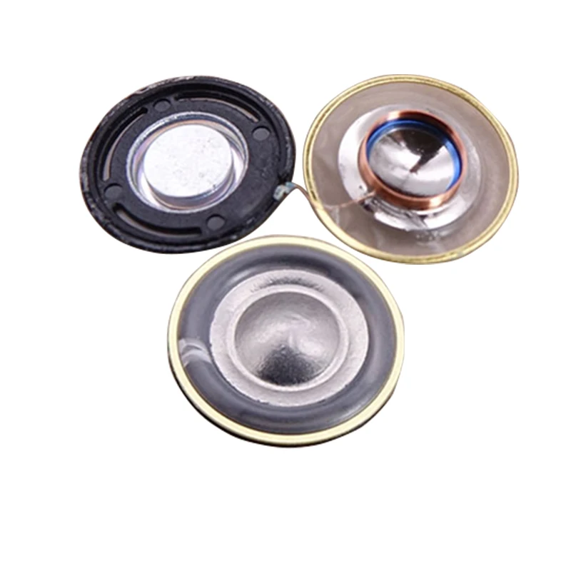 

14.2mm Earphone Speaker Unit DIY Subwoofer Titanium Film Mini Speaker For headset Repair 2Pcs