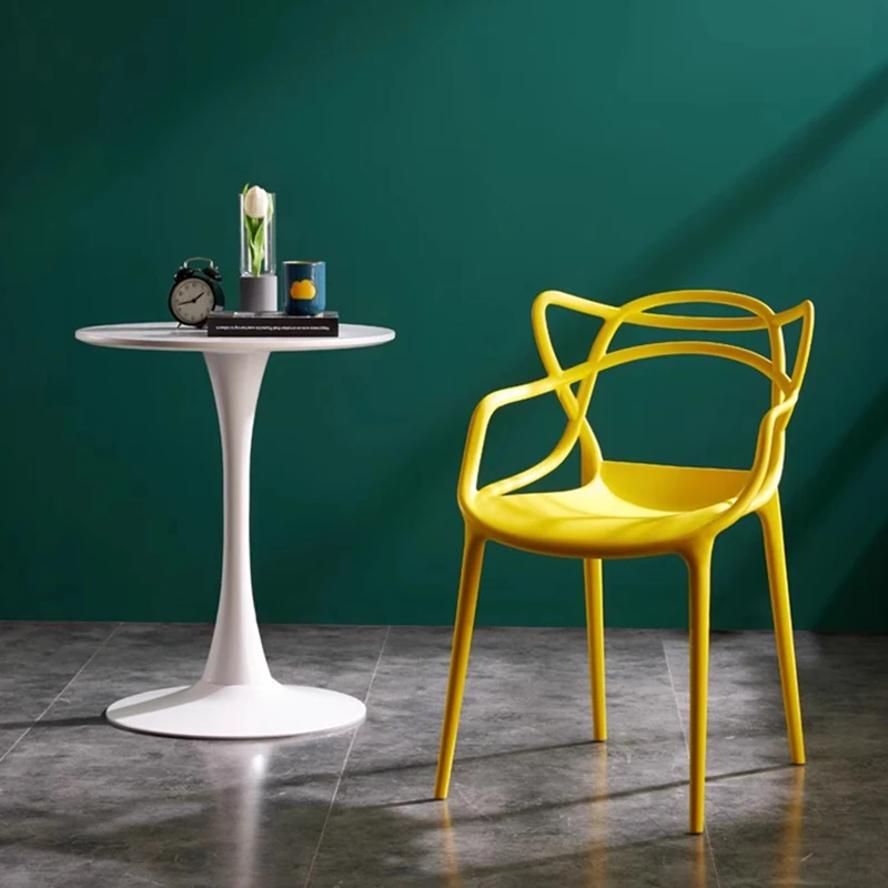 

Plastic Kitchen Dining Chair Modern Garden Design Office Dining Chair Living Room Conference Chaises Salle Manger Decoration