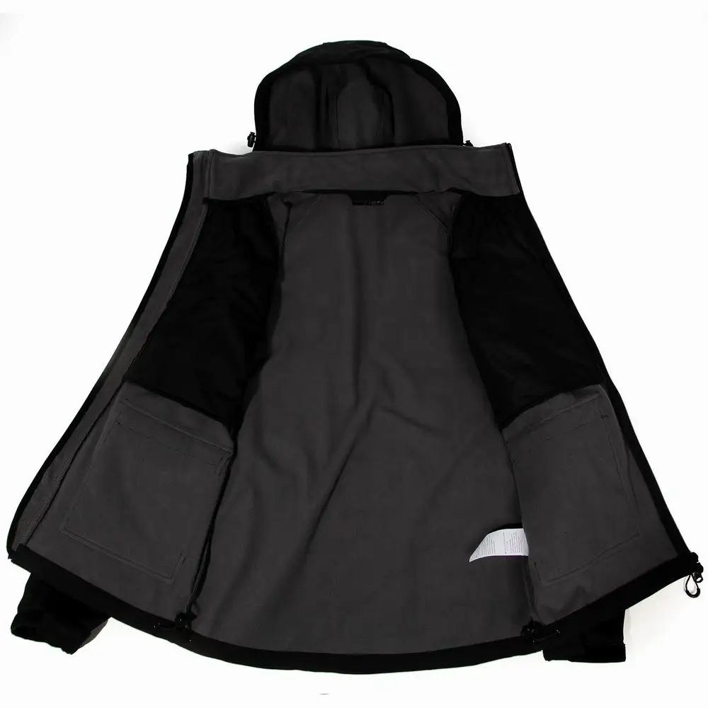 Mens Outdoor Windbreaker Waterproof Softshell Fleece Jacket With Good Qality Size S-XXL 8008