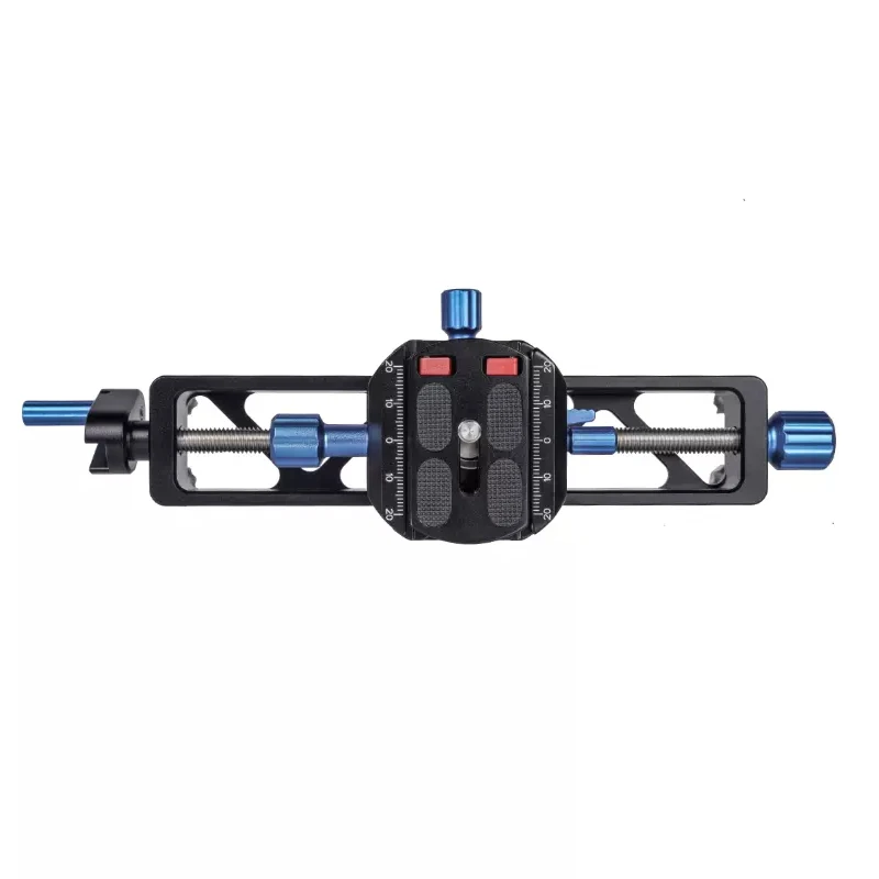 SIRUI MS18 macro pan tilt slide rail Macro Focusing Rail Photography Camera Rail Slider Video Record Track Desktop Shooting 1/4