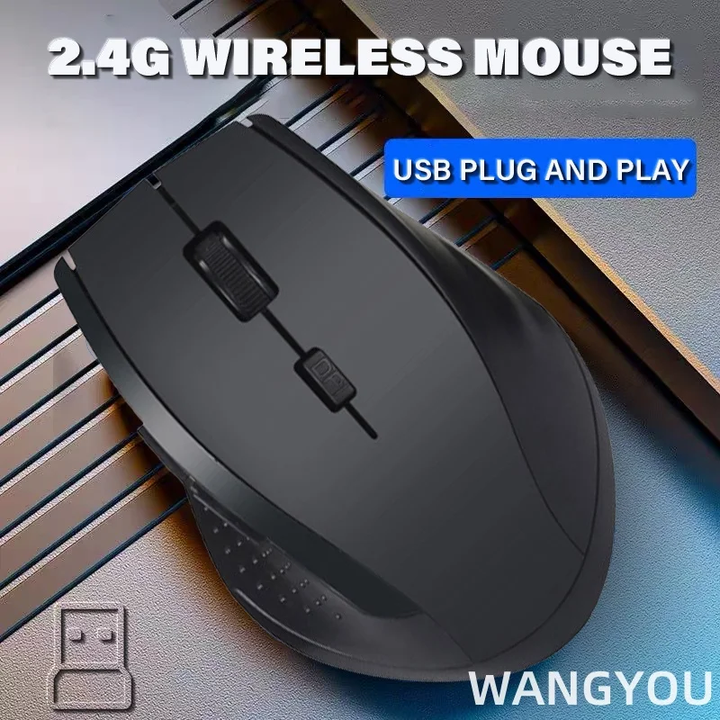 Wireless Mouse 2.4G USB Silent Mouse Adjustable DPI Suitable for Android Windows Tablet Laptop Desktop Computer Universal