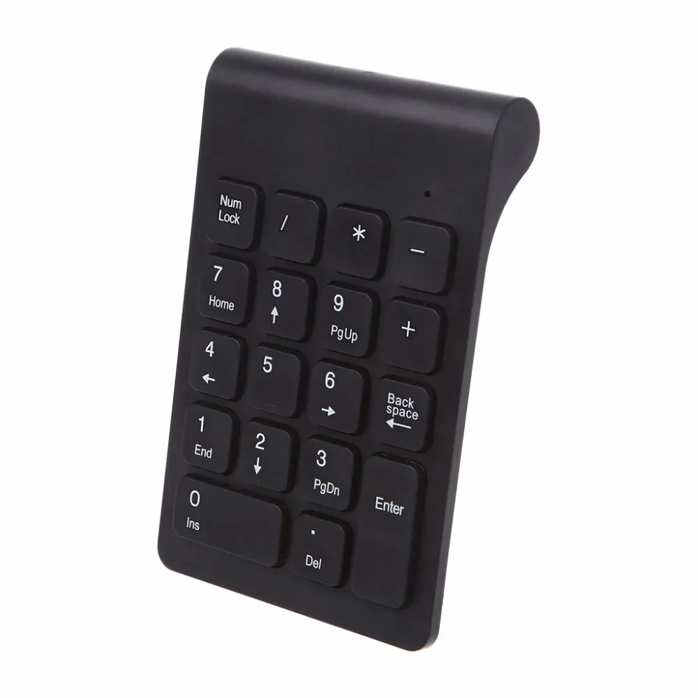 

Portable 2.4G Wireless Digital Keyboard USB Number Pad 18 Keys Numeric Keypad