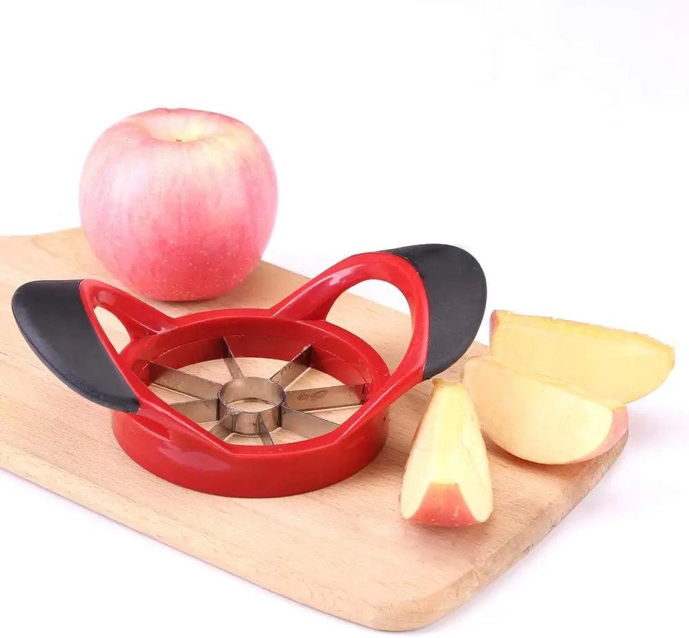 Apple Slicer Upgraded Version 8-Blade Extra Large Apple Corer Ultra-Sharp Cutter Wedger Pitter Divider