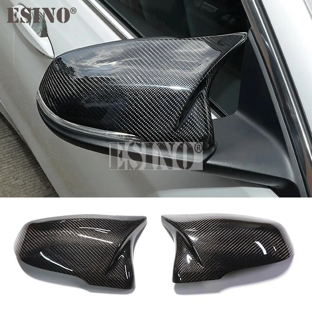 

2 x Автомобильный Стайлинг из натурального углеродного волокна Oxhorn боковые зеркала заднего вида Чехлы для BMW F48 F39 F40 F44 G29 Z4 для Toyota Supra