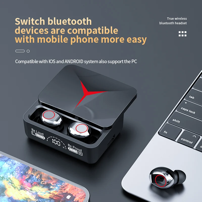 True Wireless Bluetooth Headphones For Switch TWS M90