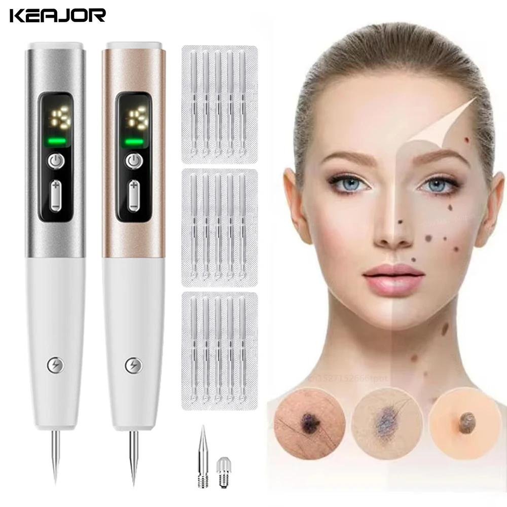 Laser Plasma Pen Electric Skin Tag Remover Tattoo Papilloma Mole Dark Spot Removal Blemish Wart Freckle Eliminator For Face Body