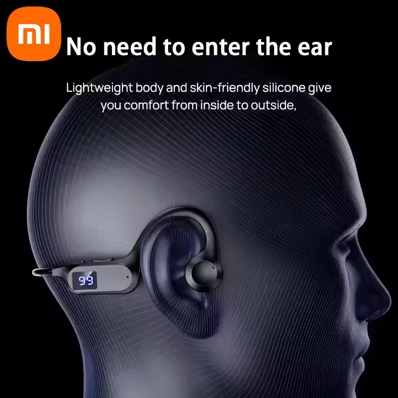 Xiaomi X7 Bone Conduction Wireless Earphone Sport Swimming Bluetooth Compatible Headphone Hand-free With Mic For Sports Earbuds 4
