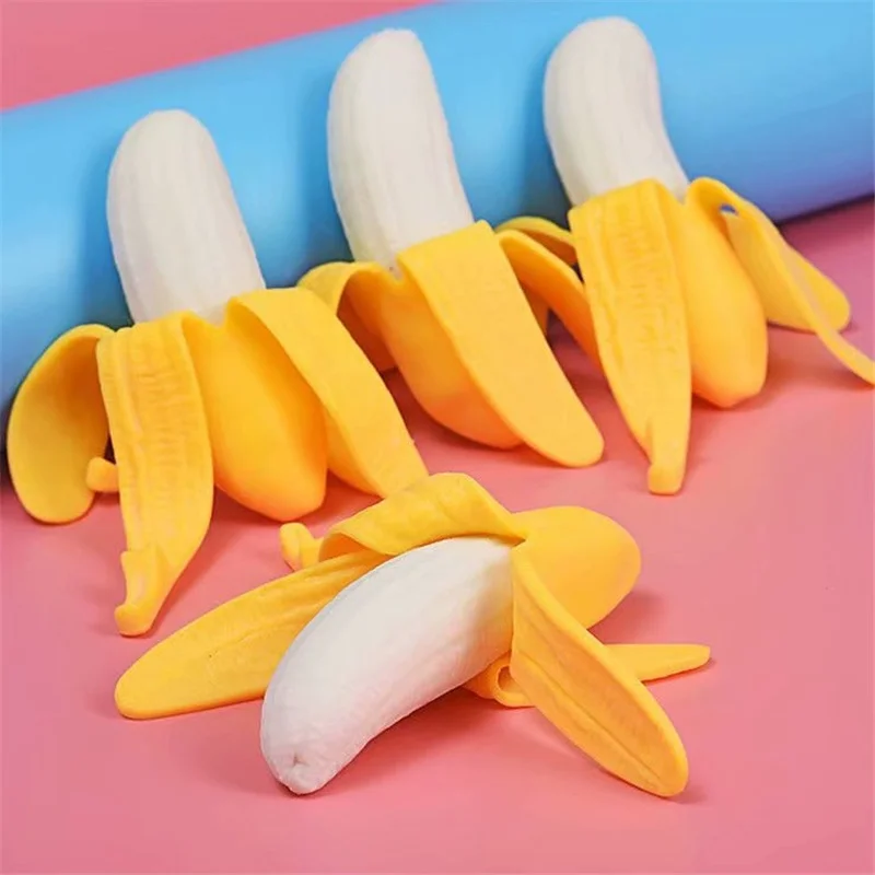 1Pcs Kids Toys Soft Banana Squishy Toy Antistress Tricky Creative Funny Chilidren Adult Gifts Halloween Anti stress toys