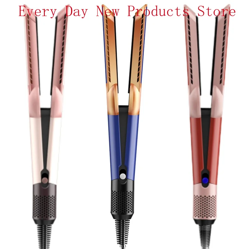 プロ仕様 2 in 1 ヘアストレートナー ヘアドライヤー ヒートアップ ヘアアイロン マイナスイオン ロングラスティング スタイリングツール ウェット＆ドライ 2 IN 1 プロ仕様 ヘアストレートナー＆ヘアドライヤー ヒートアップ