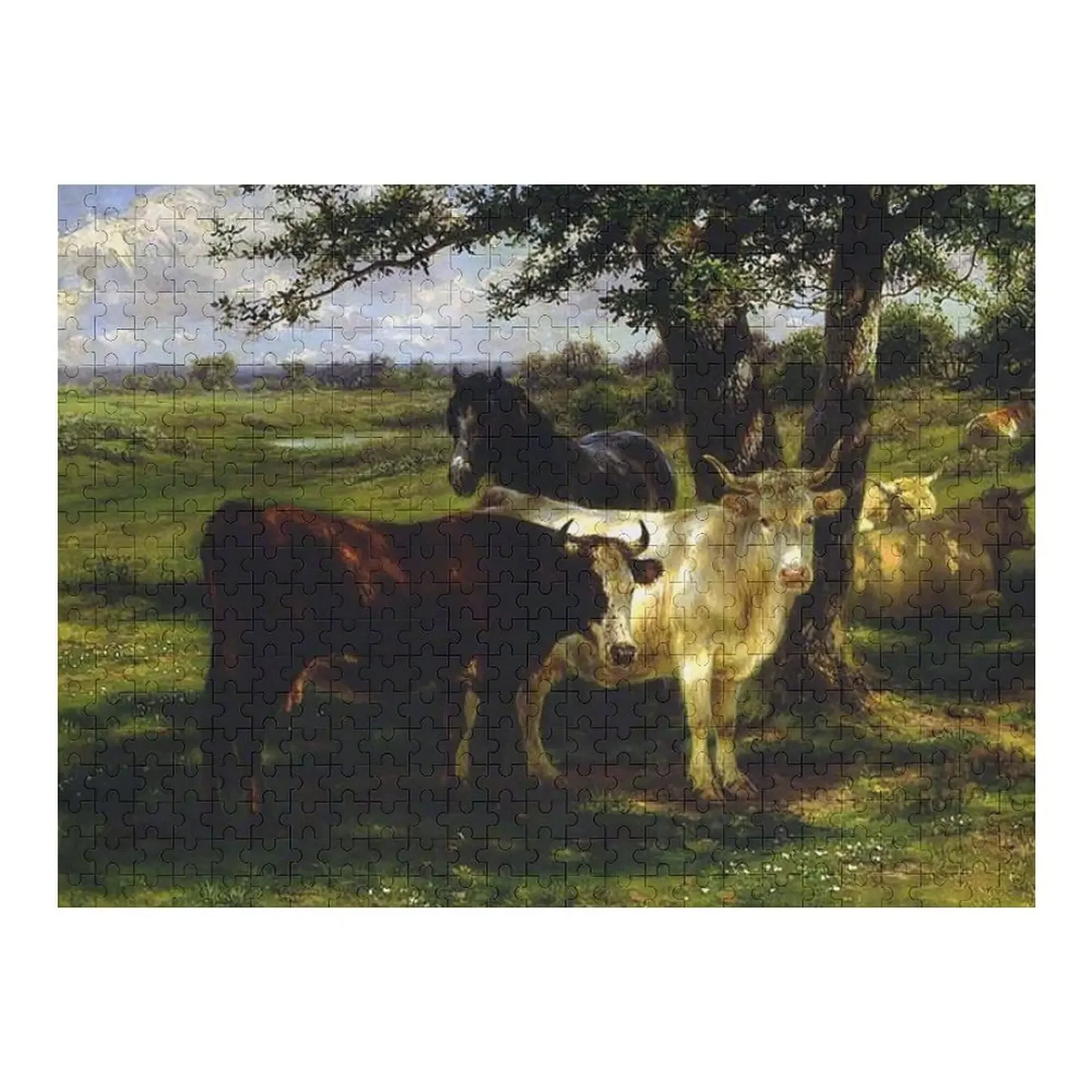 Noonday Rest - Rosa Bonheur - 1877 Jigsaw Puzzle Personalized Baby Object Customized Toys For Kids Puzzle п и чайковский н ф фон мекк переписка том 1 1876 1877