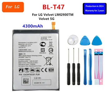 Original BL-T47 4300mAh Battery For LG Velvet LMG900TM Velvet 5G BL T47 G9 Mobile phone Batteries+Tools