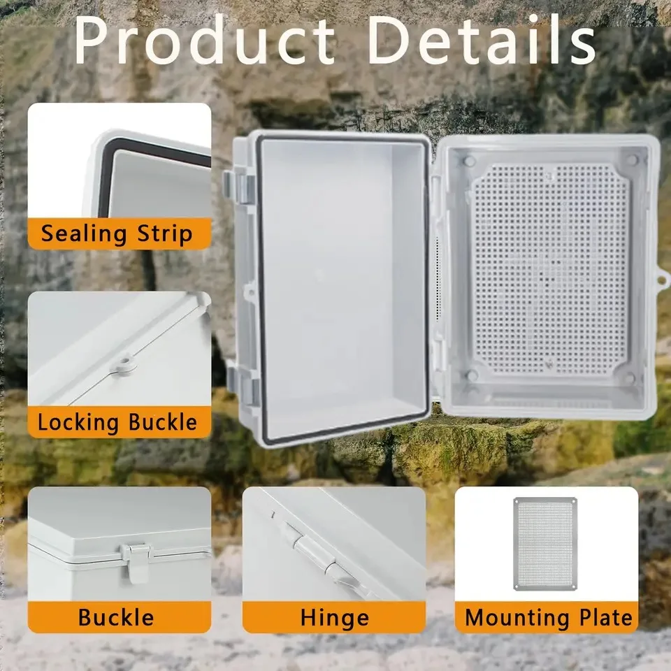 Heavy-Duty Waterproof Electrical Enclosure - IP66 Weatherproof & Dustproof