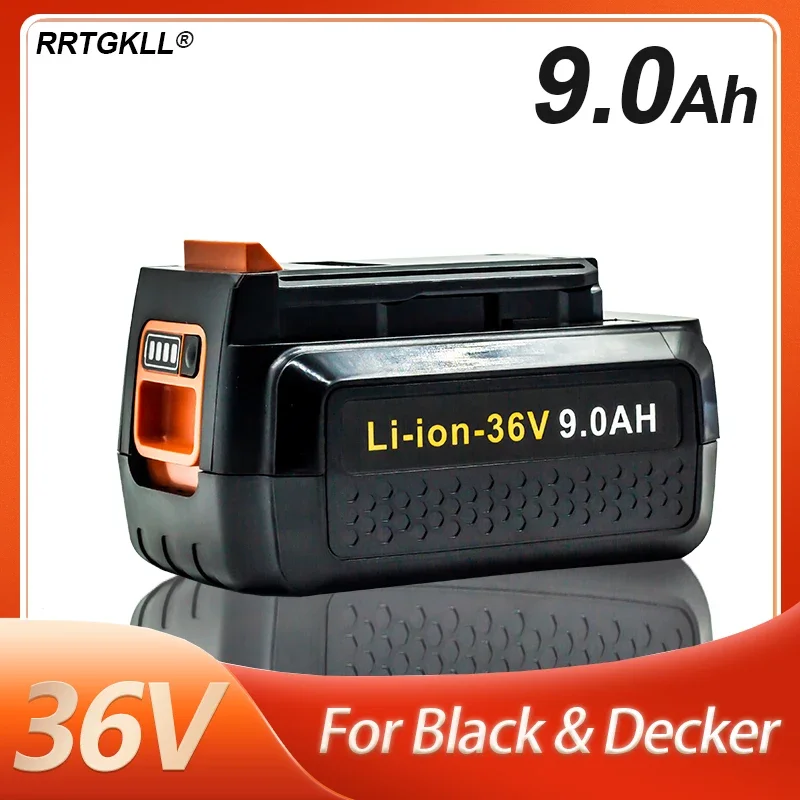Аккумулятор для электроинструмента Black & Decker, 36 В, 9000 Ач, мАч, LBXR36, BL2036, LBX2040, LST136,LST420,LST220, L50