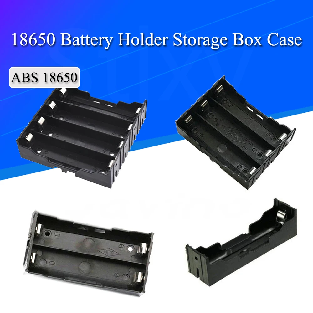 ABS 18650 Power Bank Cases 1X 2X 3X 4X 18650 Battery Holder Storage Box ...