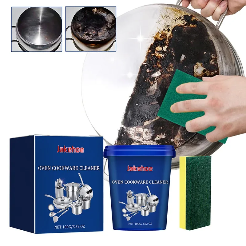 Kitchen Cleaner 100G Rust Remover Kitchen Stainless Steel Pot Pan Stain Dirt Cleaner