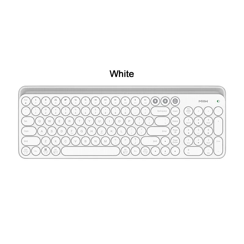 Xiaomi miiw dual-mode bluetooth wireless keyboard 102 keys office support multi-system compatible mobile phones tablets portable mini computer keyboard Keyboards