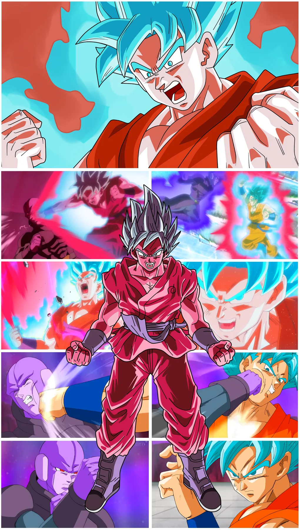 Dragonball Z Poster Anime Collage 24x36 - Dragon Ball Z Wall Art Print  Decor New