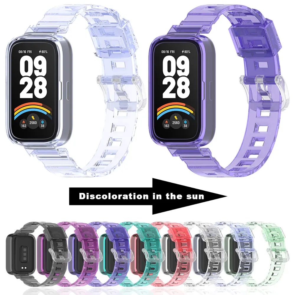Sunshine-Activated Color-Changing Smartwatch Strap Bracelet
