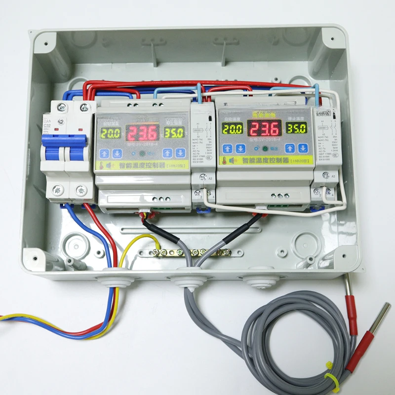 

Intelligent temperature controller dual independent 220V/4KW set SV-201B-4+201B-4 (1)