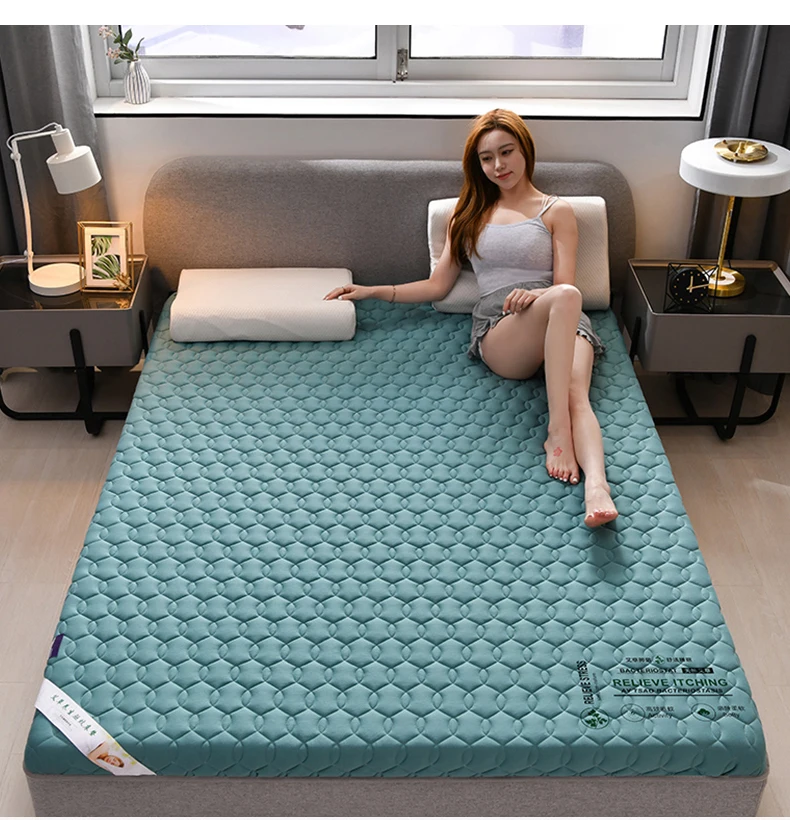 Description Picture 3 of itemWormwood mattress upholstered home mattress student dormitory single double folding mat tatami sponge hard pad mattress