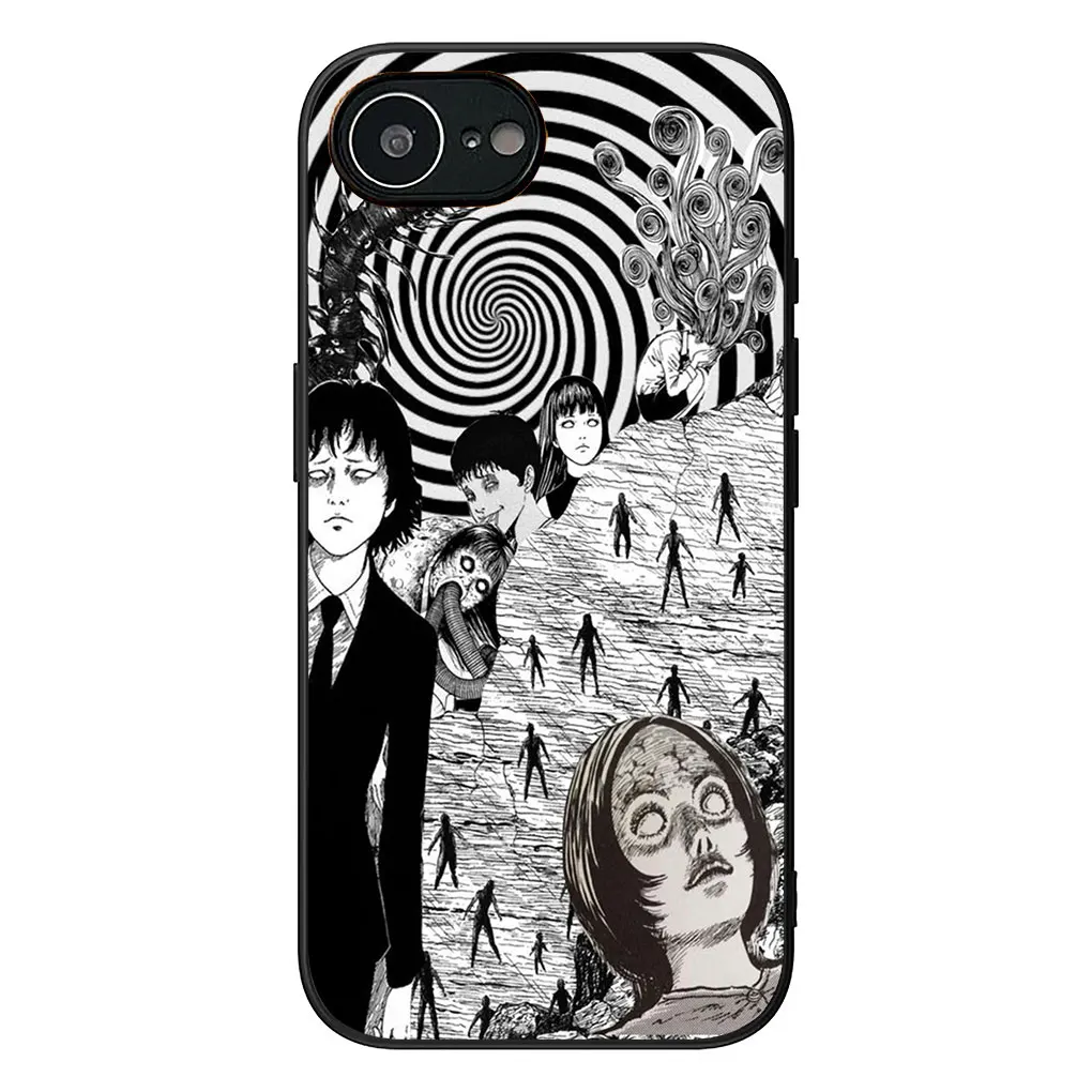 Junji Ito Collection Flexible Phone Cover - Artistic Design Protective Case