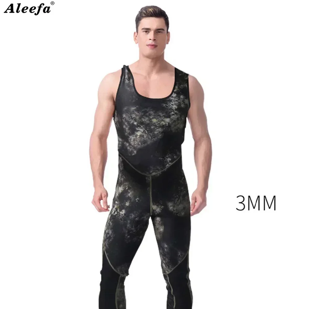 3mm Neoprene Men's Diving Suit Scuba Spearfishing Surfing Jumpsuit