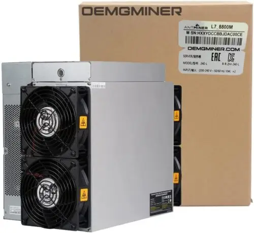 

MM NEW BITMAIN Antminer L7 9500MH/S LTC & DOGE Miner