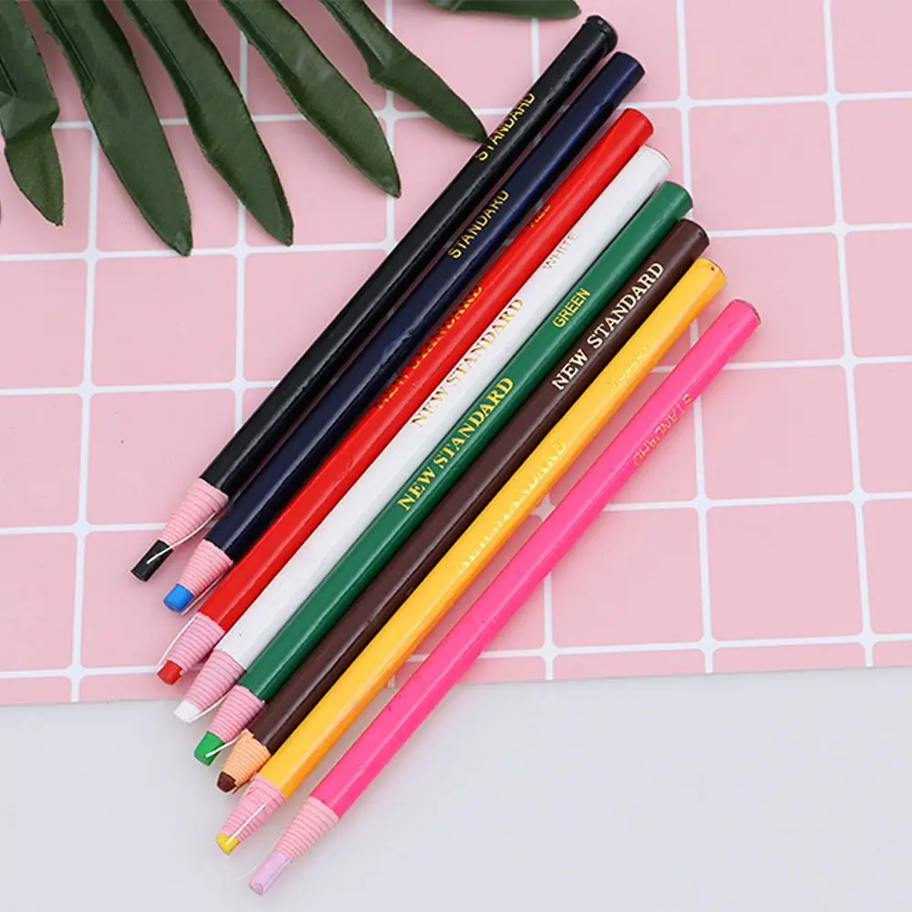 Peel off Marker Grease Pencil Colored Crayon Pen Paper Roll Wax Pencil For Metal Glass Fabric Art Supplies 6PCS