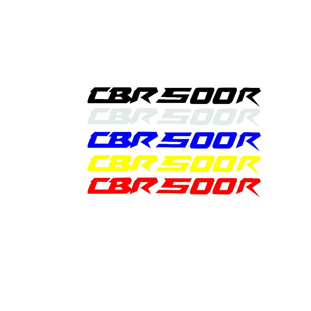 Motorcycle Stickers Emblems Diversion Shell Sticker for HONDA CBR500R CBR500 R logo a pair