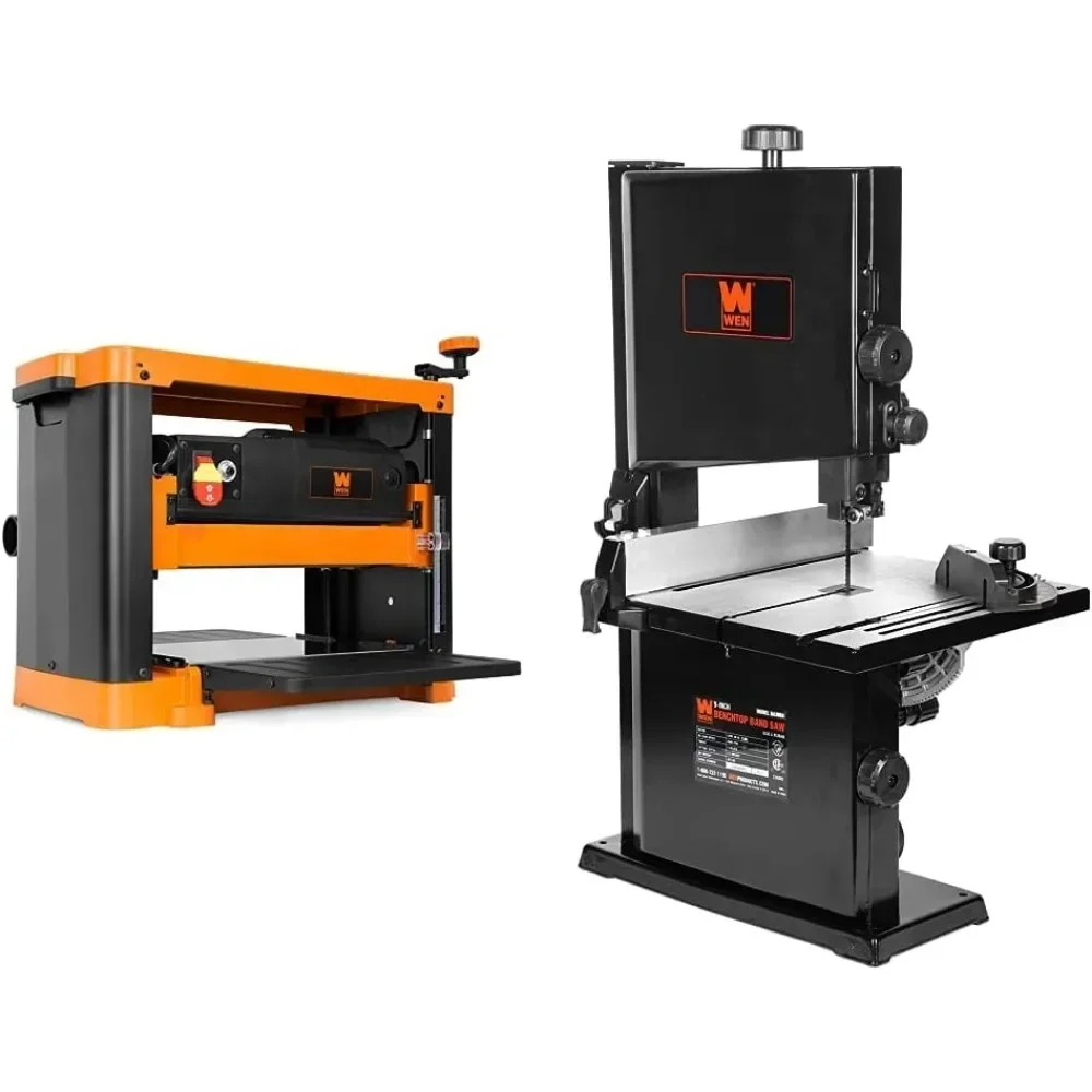 WEN PL1252 15-Amp 12.5-Inch Two-Blade Benchtop Thickness Planer , Black