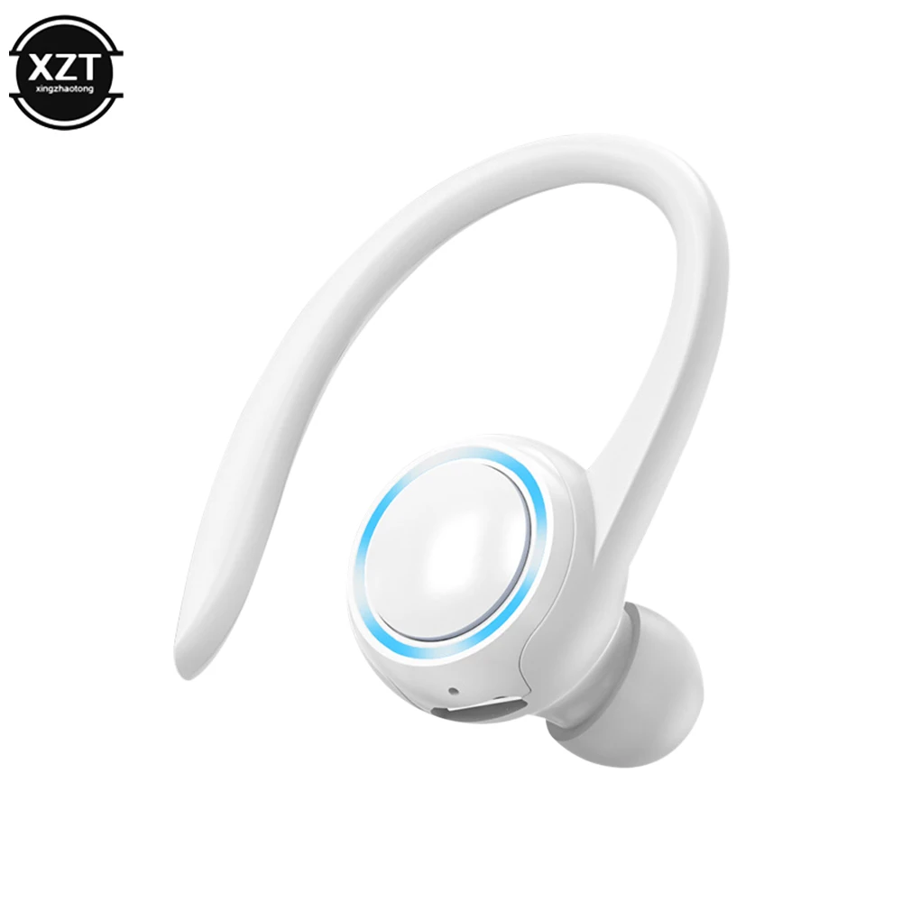 A1S Pendurado-Ear Bluetooth Sports Headset Único Handsfree Fone De Ouvido Estéreo Cancelamento De Ruído Negócios Fones De Ouvido Para Telefones Inteligentes