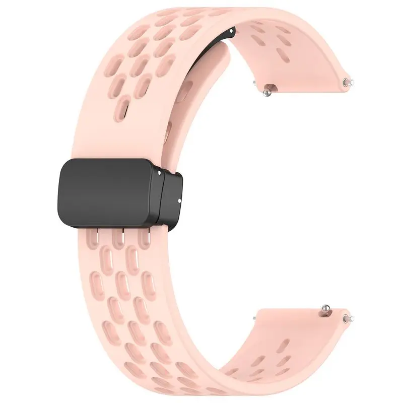 22mm Sports Silicone Magnetic Watch Strap Bracelet - Universal Band