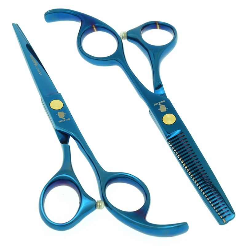 

SMITH CHU 5.5 inch Japan 440c Haircut Scissors Set Hair Cutting Shears Thinning Barber Scissor Hairdressing Scissors A0011C