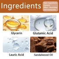 Savon blanchissant fait à la main, soins pour la peau, nettoyage en profondeur, hydratant, huile essentielle, savon doux, éclaircit la peau, savon au bois de santal 2