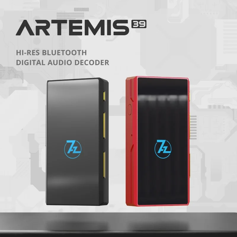 7HZ Artemis39 고해상도 블루투스 디지털 오디오 디코더 ES9039Q2M DAC 내장 마이크 지원 384KHz/32bit DSD256 1100mAh