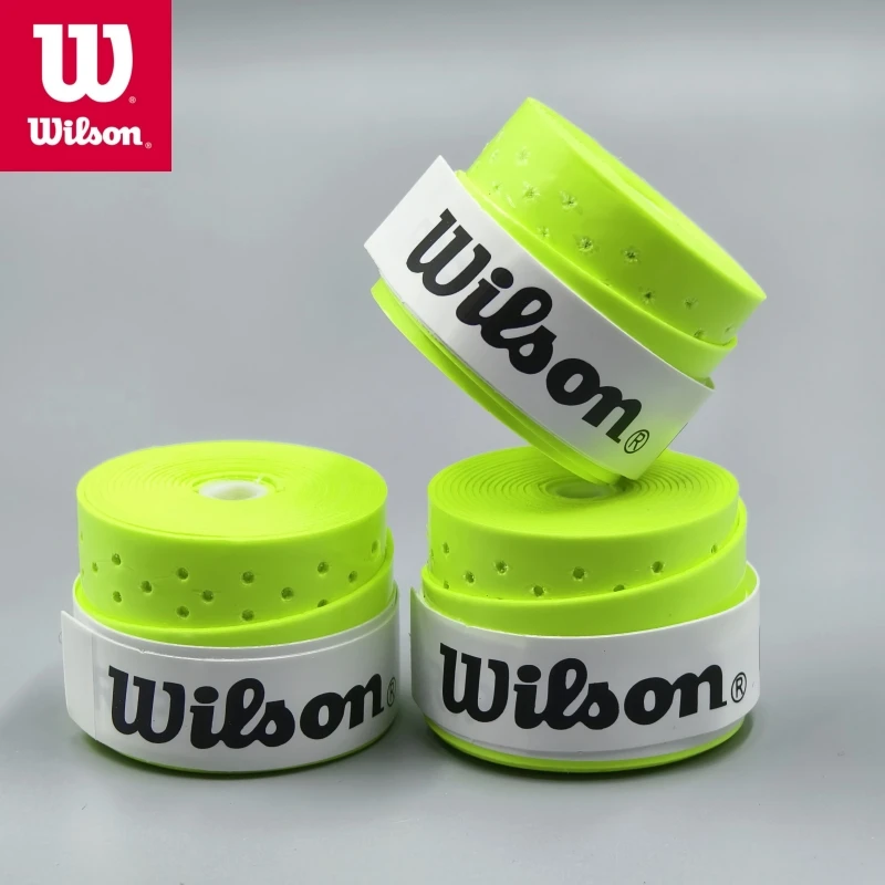 Wilson Racket Grip Sticky Badminton Tennis Racket Hand Rubber Sleeve Non-slip Tennis Grip Badminton Grip 8/16/32/62/82/162 tennis racket overgrip