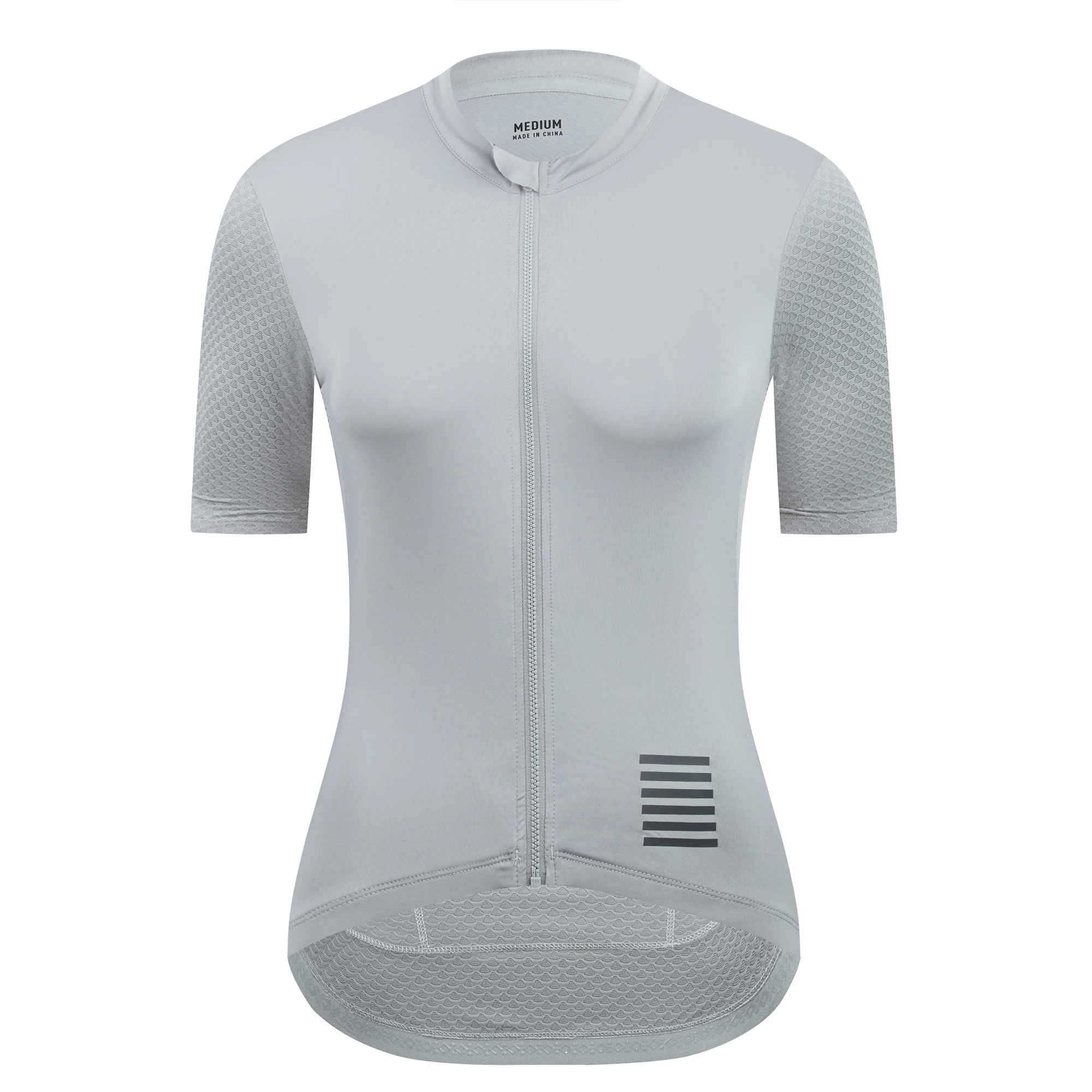 YKYWBIKE Damen Fahrradtrikot Sommer Kurzarm Leichtes Atmungsaktives Rennrad-Trikot mit UV-Schutz 50+ – Detail 17
