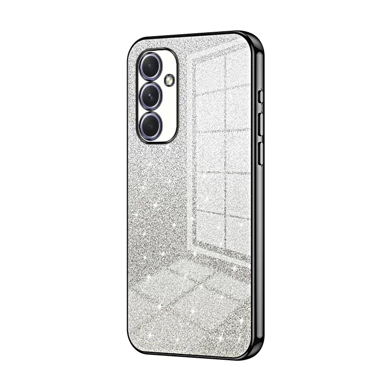Luxuriöse Glitzer-Silikonhülle mit Galvanisierter Kante für Samsung S26 Ultra S25 Edge A57 A37 A17 A07 A56 A36 A26/16/06 Sturzsichere Schutzhülle – Detail 22