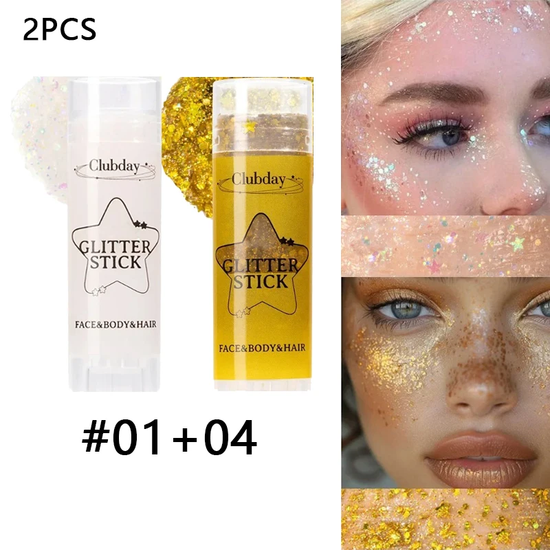 Radiant Sparkle Gel Stick - High Gloss Pearl Glow Eyeshadow and Body Glitter