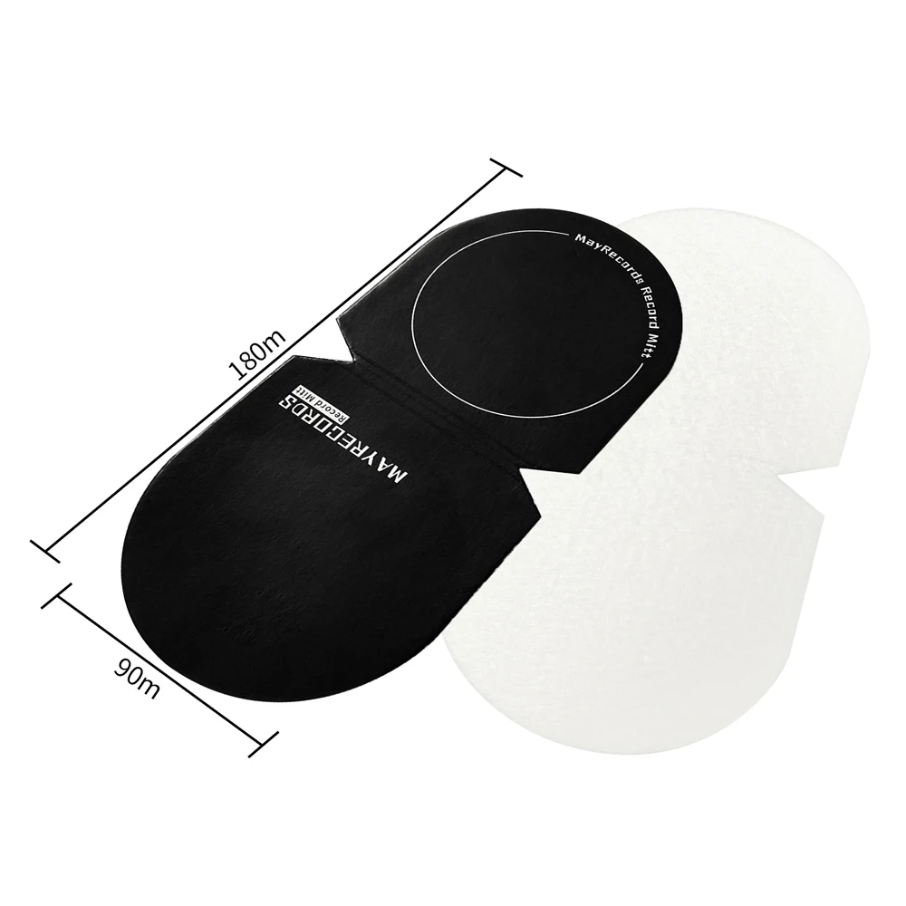 2pcs Record Cleaner Handler Mitt Vinyl Record Clip Disc Cleaning Protection Pad Lightweight No Fingerprint No Damage Anti-static