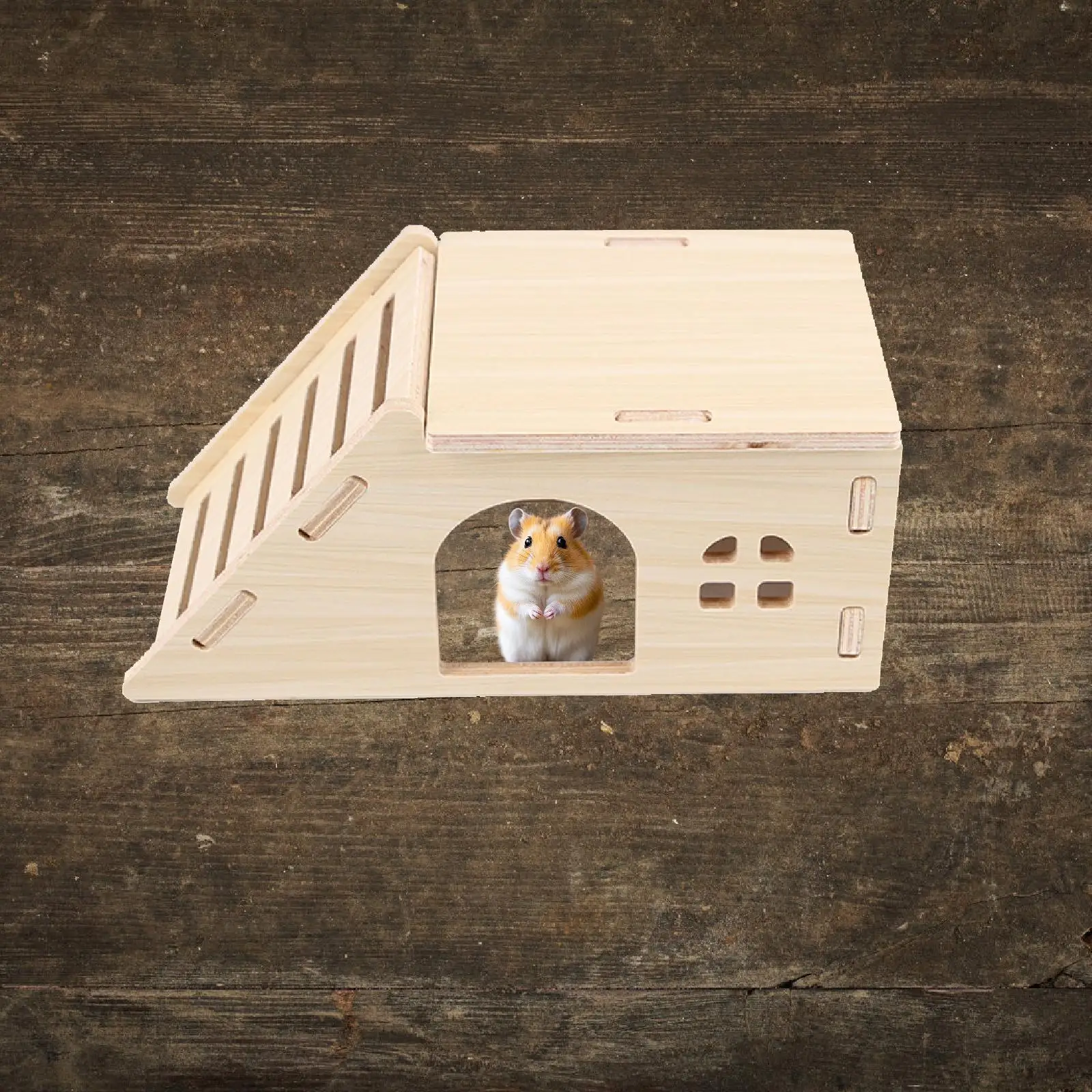 Hamster Climbing Toy Hideout Interesting Rest and Exercise Animal Climbing Stair for Similar Sized Pets Rat Gerbils Pet Gifts