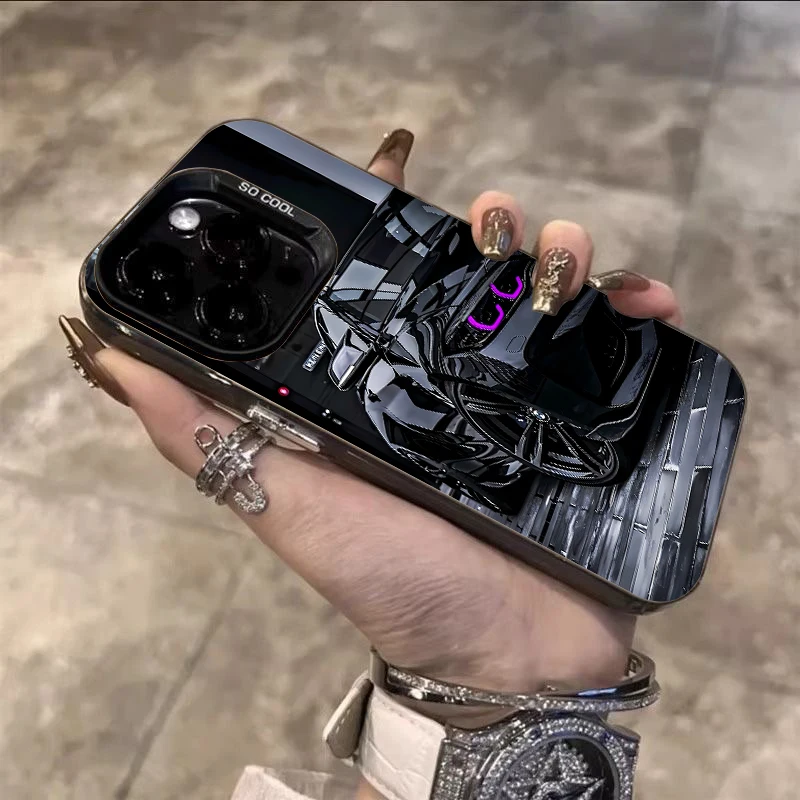 Luxury Sports Car Laser Phone Case - Anti-Fall Matte Cover