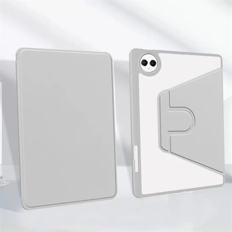Custodia Per Huawei MatePad 12 X 2025, Trasparente Antiurto Con Portapenne, Supporto Pieghevole Multi-Angolo