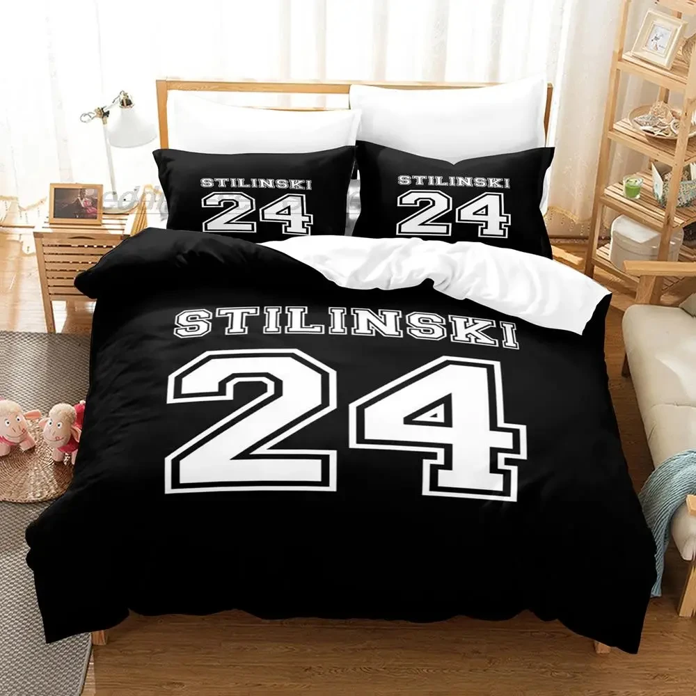 

2024 Teen Wolf Stilinski Bedding Set for Boys Bedroom Duvet Cover Set 3D Bed Sheet 24 pcs bedding set Soft and comfortable