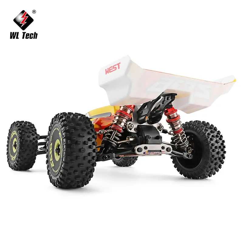 WLtoys WL 144010 V8 1:14 4WD  75Km/H Remote Control Drift RC Racing Car High Speed Brushless Motor Off-Road Vehicle Kids Toys F1 4