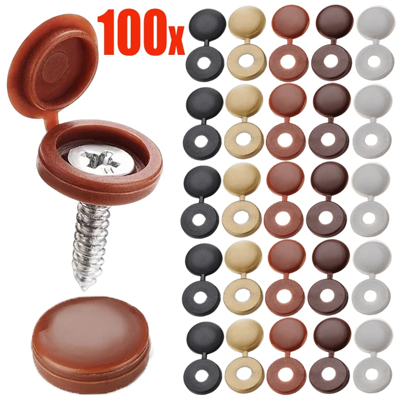 

Screw Decorative Cover Cross Screw Nail Cap Folding Buckle Button Protection Cover Car Decoration Nut Nail Cover Bolt Hardware