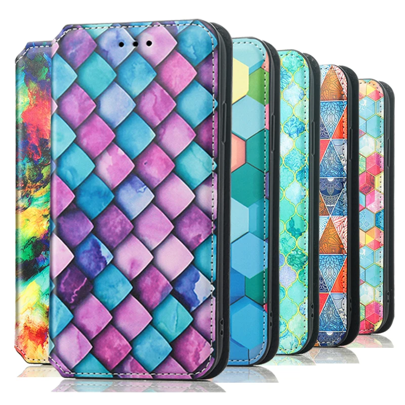 Custodia Portafoglio Magnetica Per Motorola Edge 20 Lite - Pelle PU Con Slot E Staffa (Blu) - 2