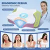 Cervical Pillow for Neck  Shoulder Pain Relief Sleeping Ergonomic Memory Foam Pillow Orthopedic Neck Support Pillows 4