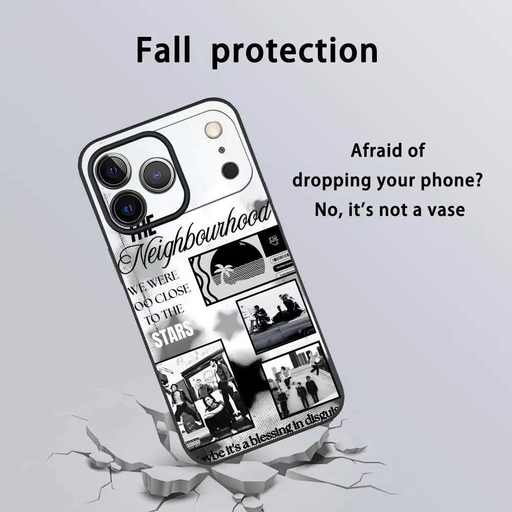 Rock Band Themed Black Frosted Soft Shell Phone Case